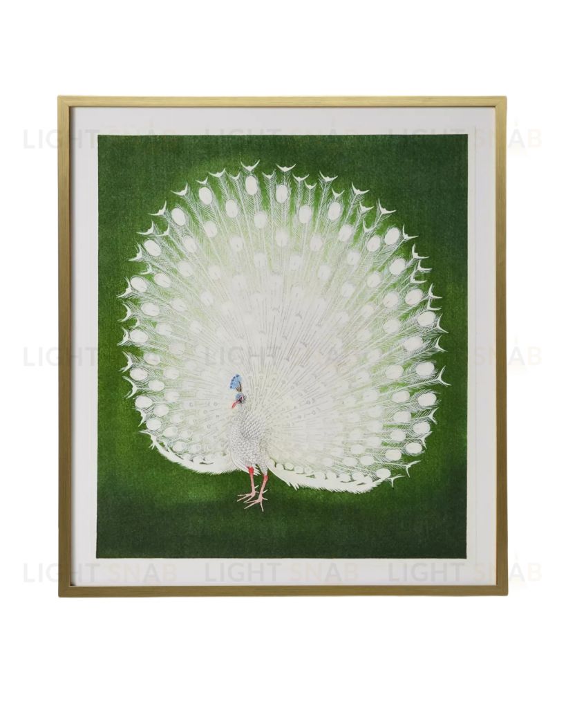 Интерьерный постер "White Peacock" DPP460924VHS