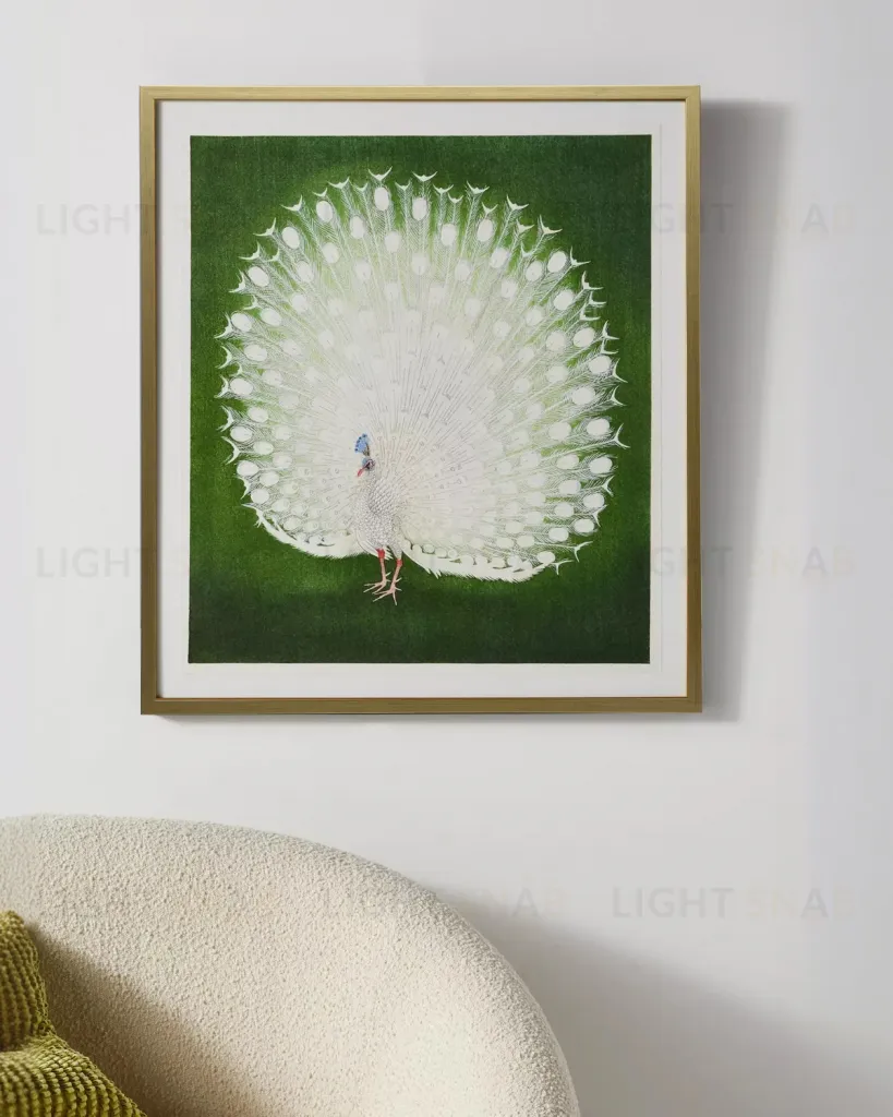 Интерьерный постер "White Peacock" DPP460924VHS