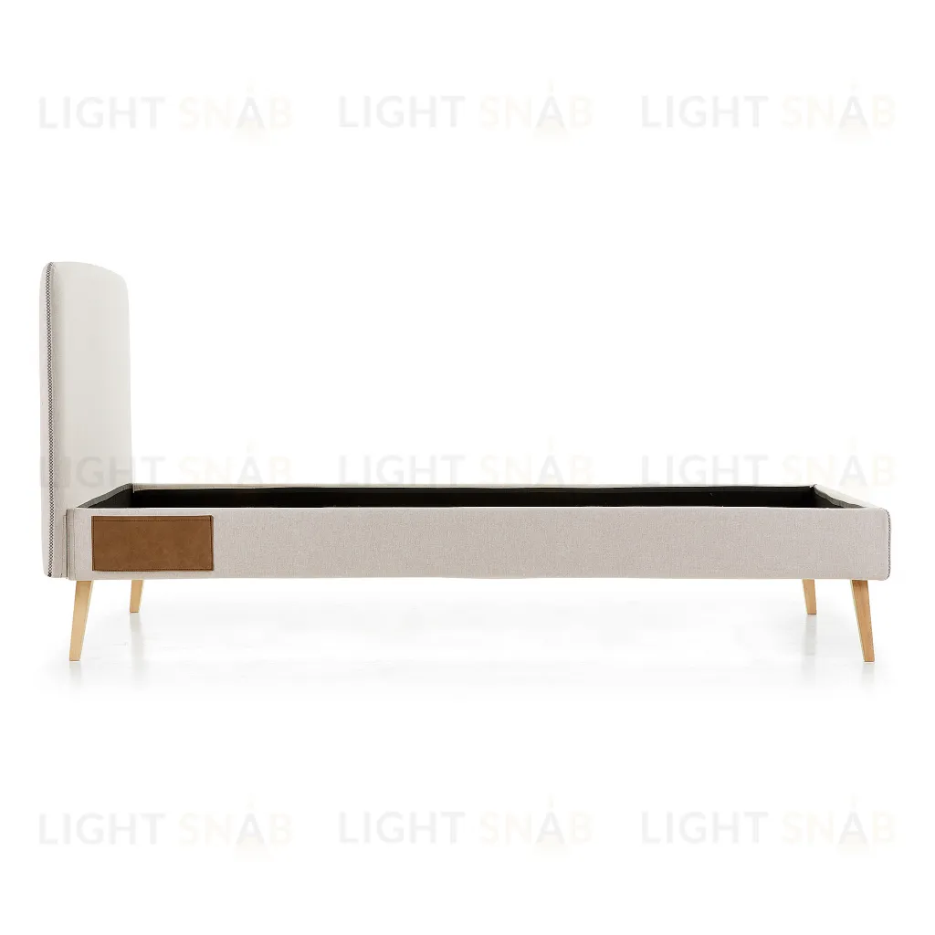 Кровать Lydia 90х190 бежевая 052258
