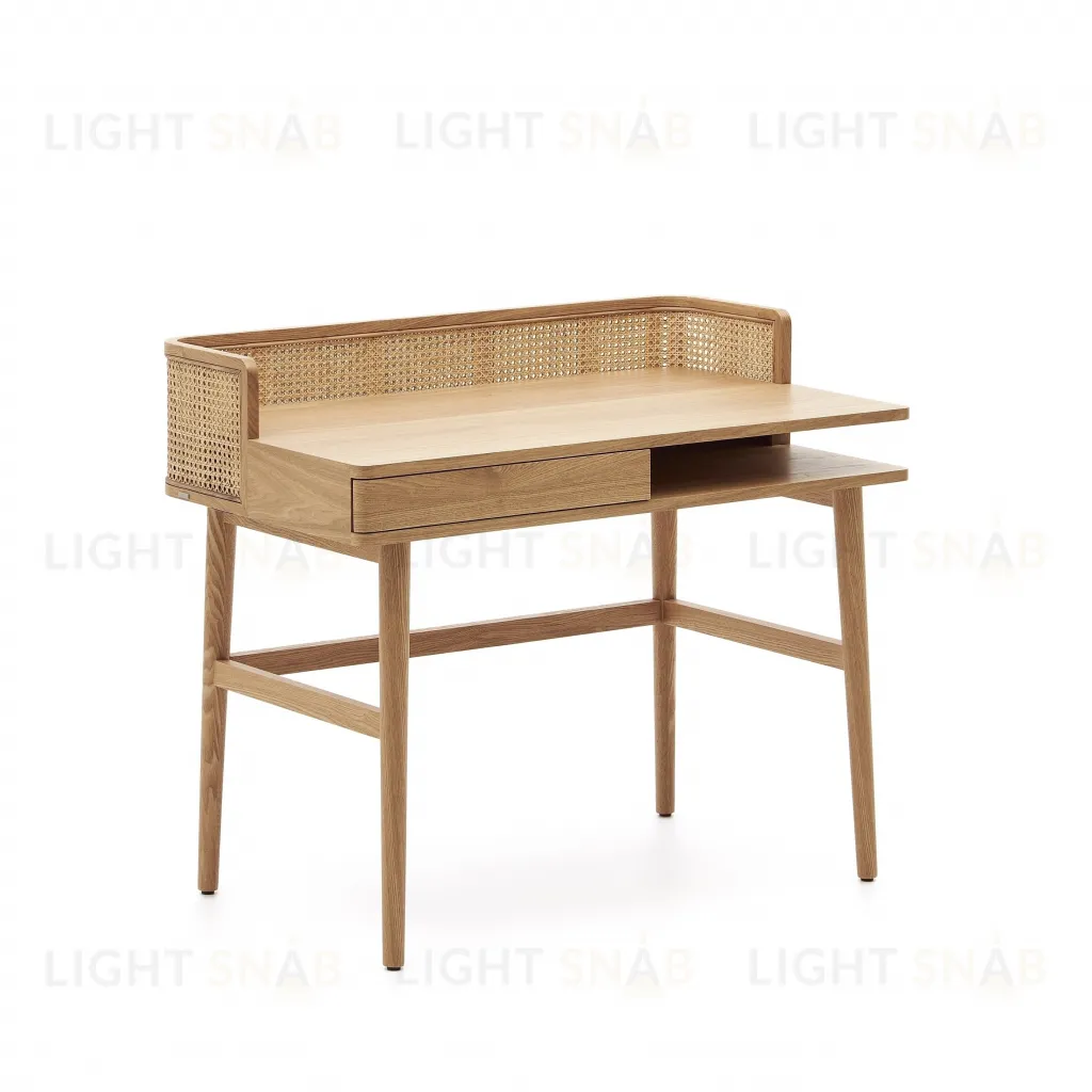 Araxi Письменный стол из массива ясеня и ротанга 105 x 62 см 174926