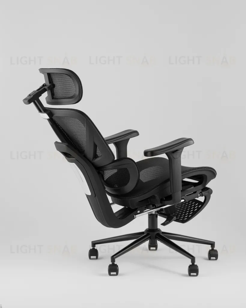 Кресло офисное TopChairs Vertus черная сетка УТ000042053