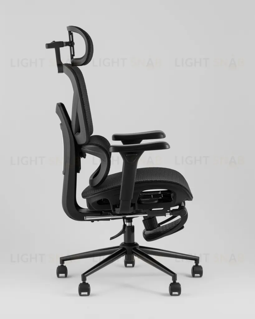 Кресло офисное TopChairs Vertus черная сетка УТ000042053