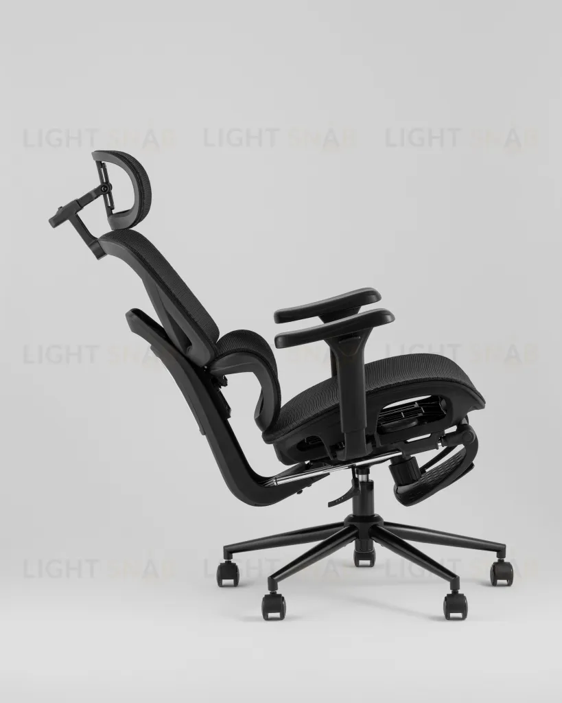 Кресло офисное TopChairs Vertus черная сетка УТ000042053