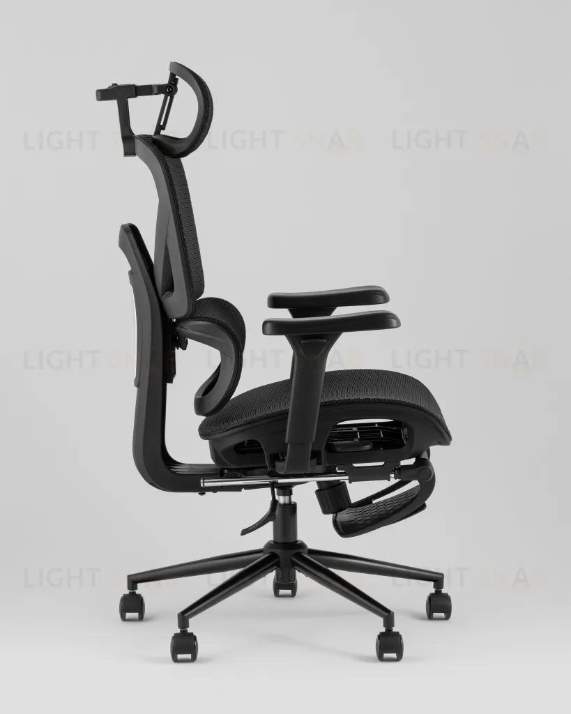 Кресло офисное TopChairs Vertus черная сетка УТ000042053