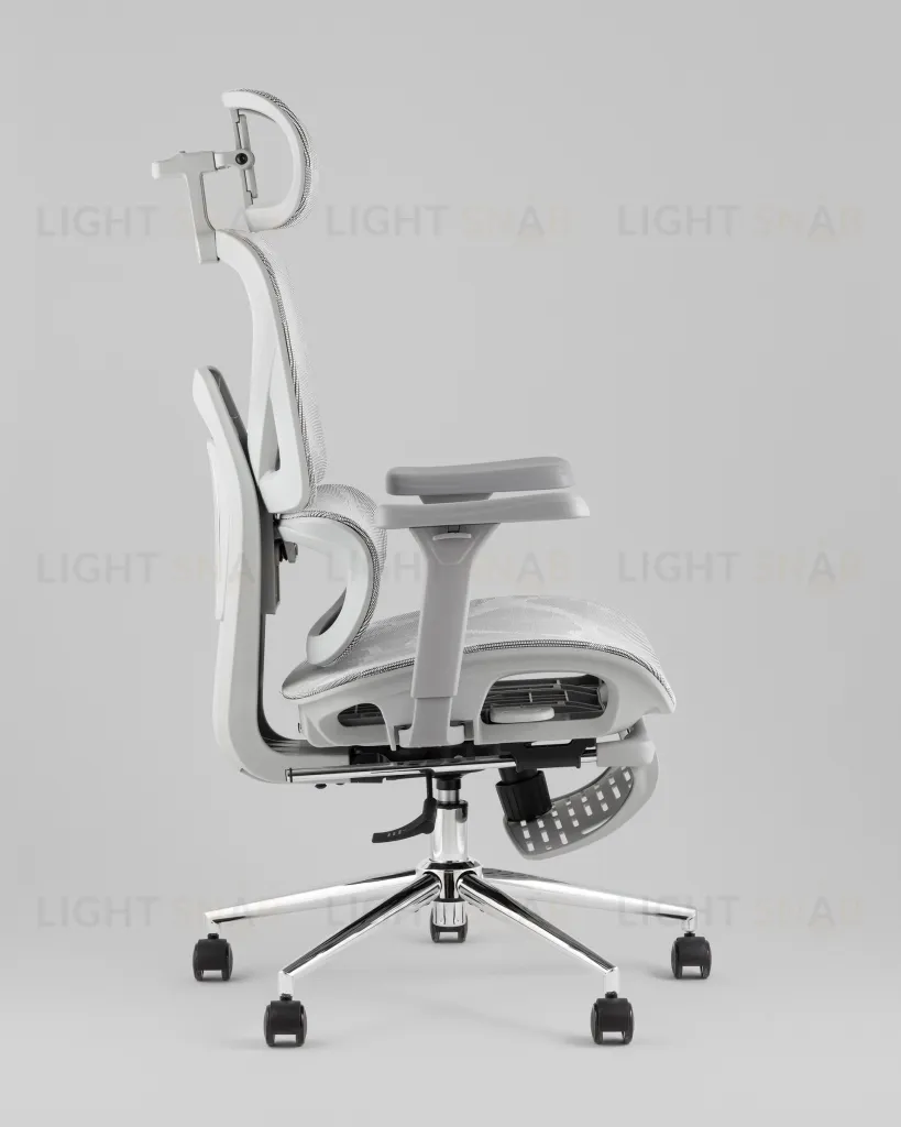 Кресло офисное TopChairs Vertus серая сетка УТ000042054