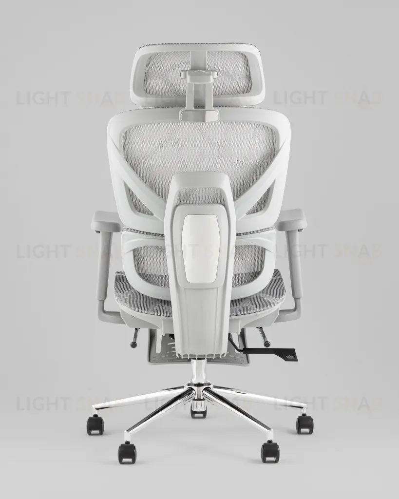 Кресло офисное TopChairs Vertus серая сетка УТ000042054
