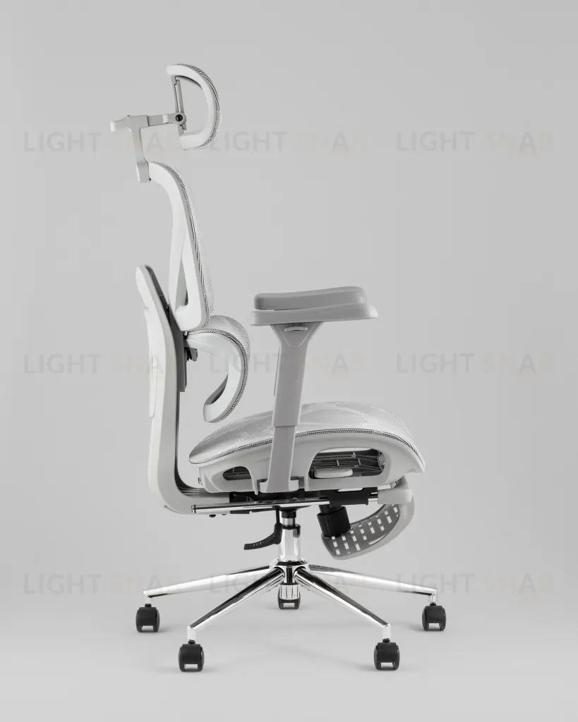 Кресло офисное TopChairs Vertus серая сетка УТ000042054