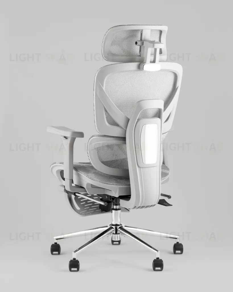 Кресло офисное TopChairs Vertus серая сетка УТ000042054