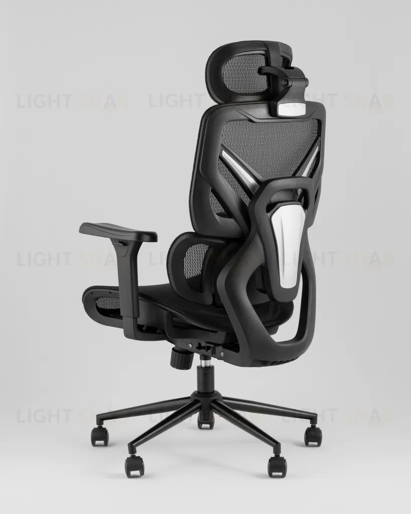 Кресло офисное TopChairs Structo черная сетка УТ000042055