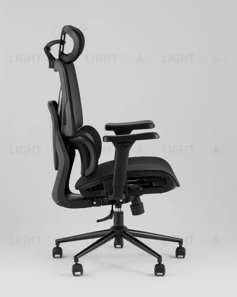 Кресло офисное TopChairs Structo черная сетка УТ000042055