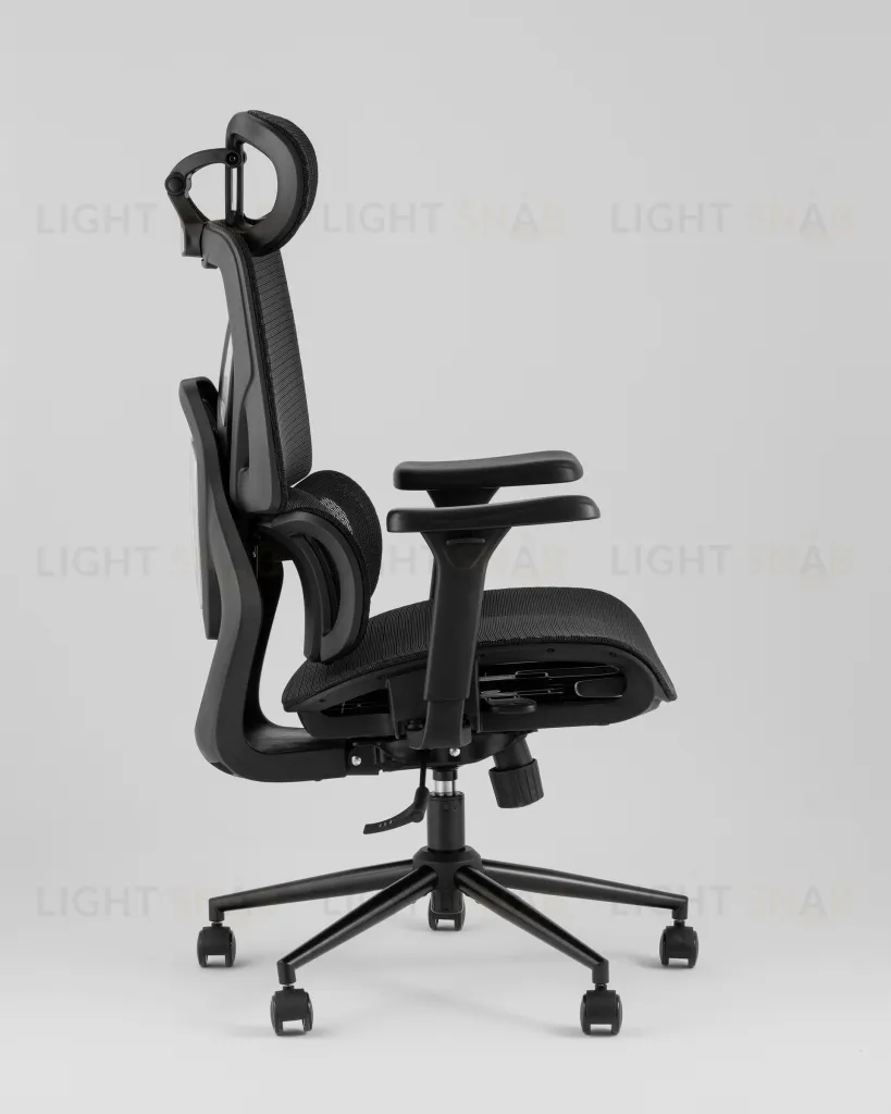 Кресло офисное TopChairs Structo черная сетка УТ000042055