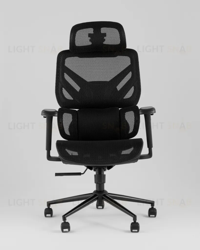 Кресло офисное TopChairs Structo черная сетка УТ000042055