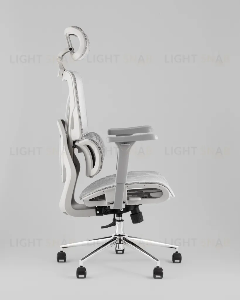 Кресло офисное TopChairs Structo серая сетка УТ000042056