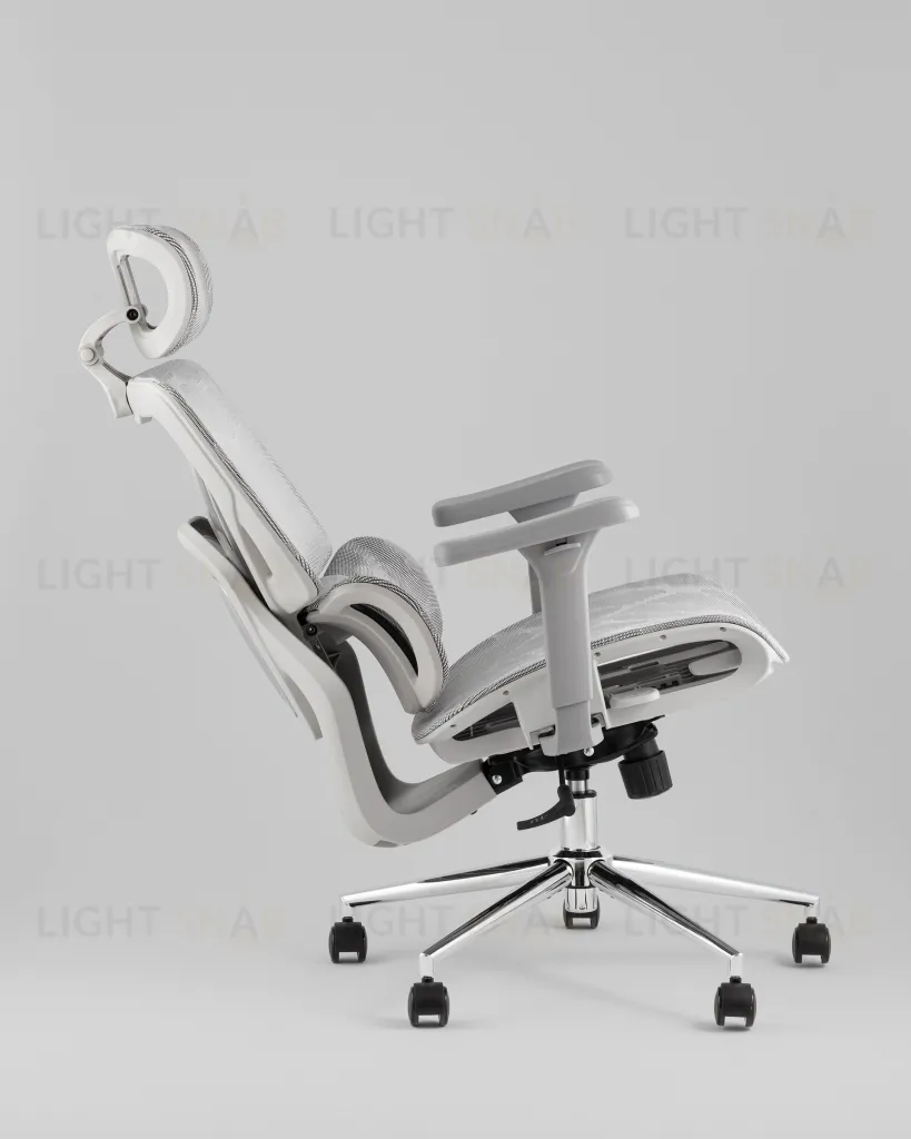 Кресло офисное TopChairs Structo серая сетка УТ000042056