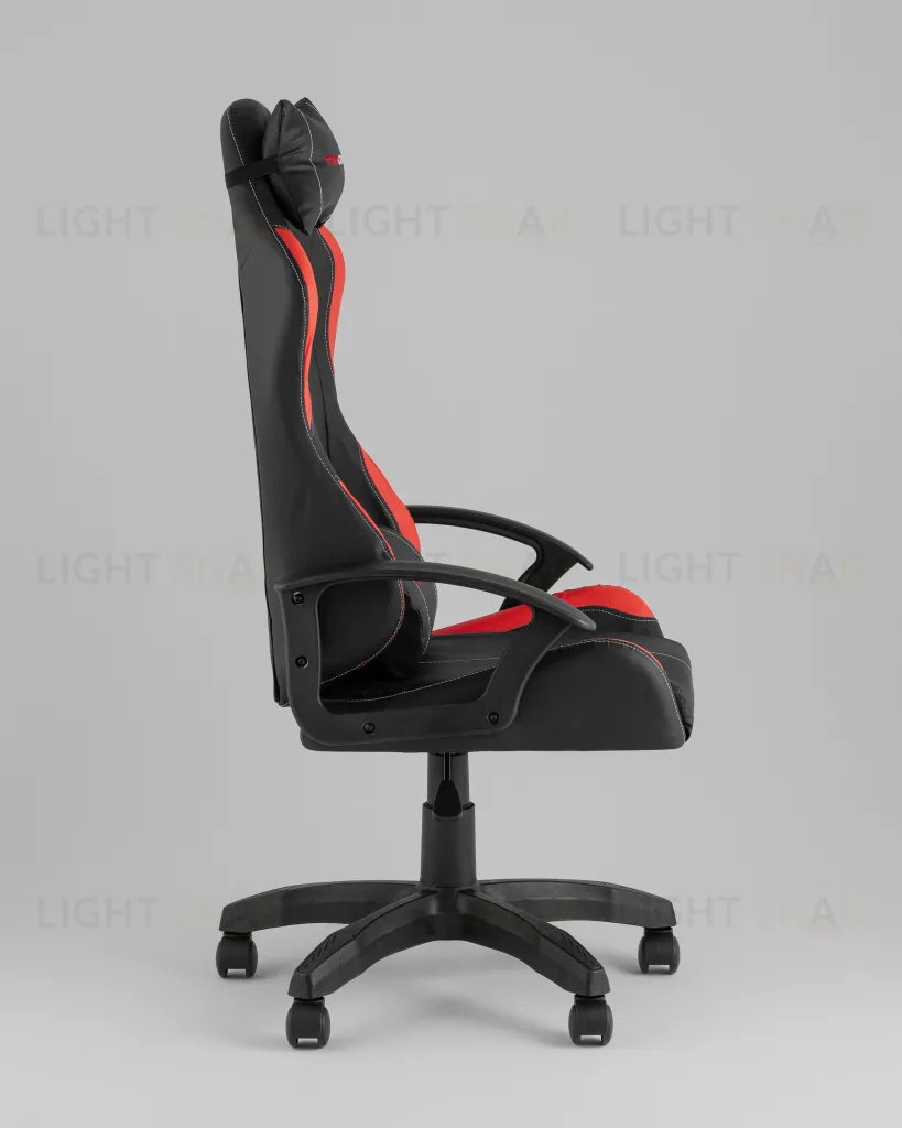 Кресло спортивное TopChairs Wyvern черно-красный УТ000039486