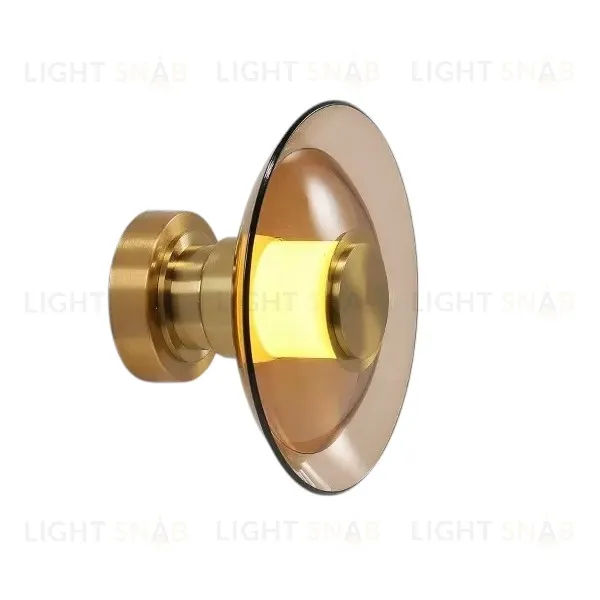 Настенный/Потолочный светильник 8665W/S gold/amber 8665W/S gold/amber