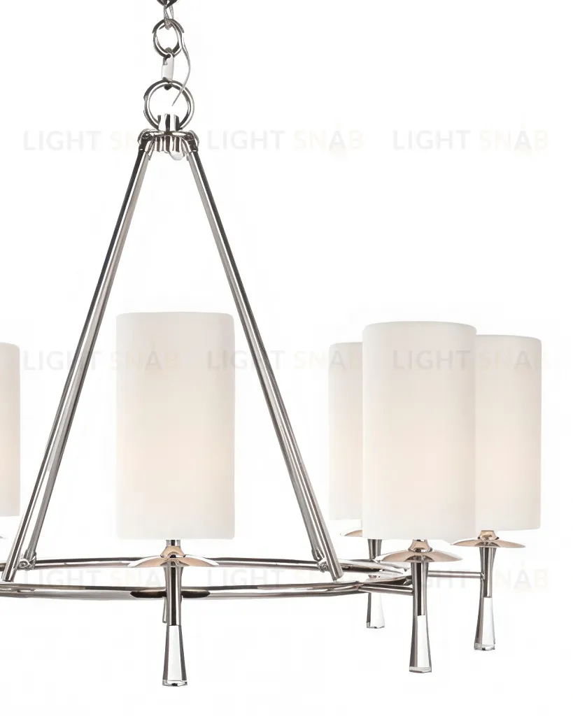 Серебряная люстра "Валенте" LHLCH310124XNP