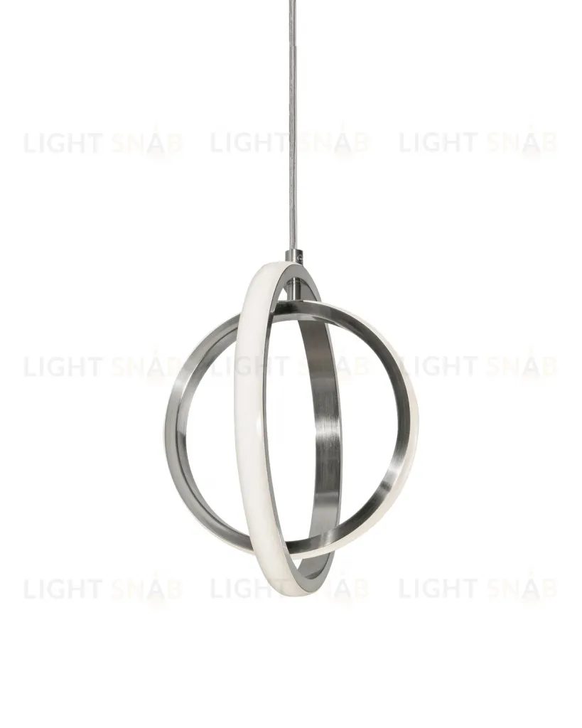 Серебряный светодиодный подвес "Глоу" LHLPN030723XNP