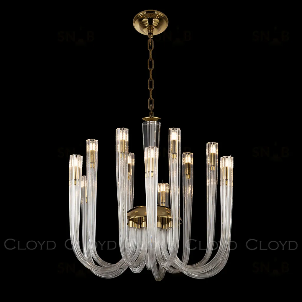  Люстра Cloyd AEDA C12 / Ø60 см - золото (арт.11661)  11661