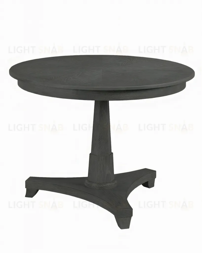 Чёрный обеденный стол из дуба "Парма" LHFDT1197HLN black oak
