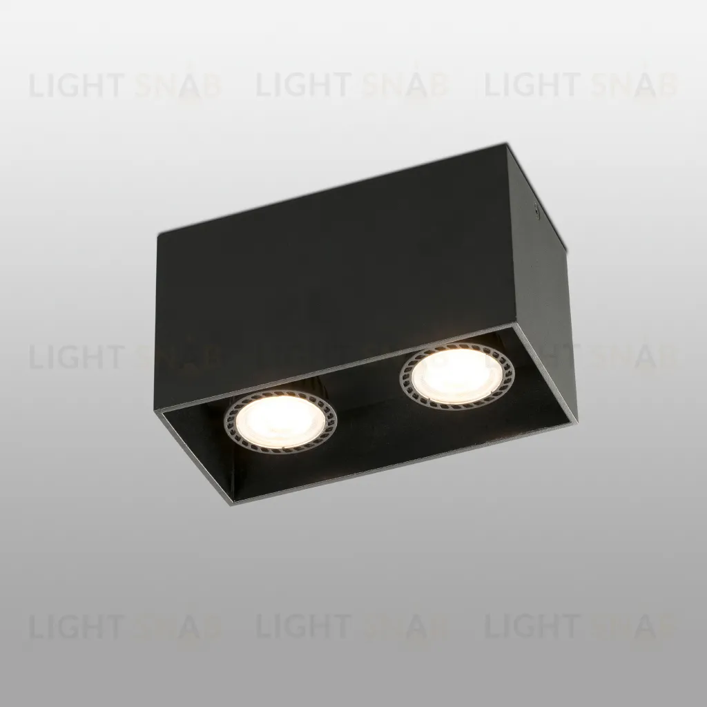 Светильник Tecto черный 2xGU10 50W 061659