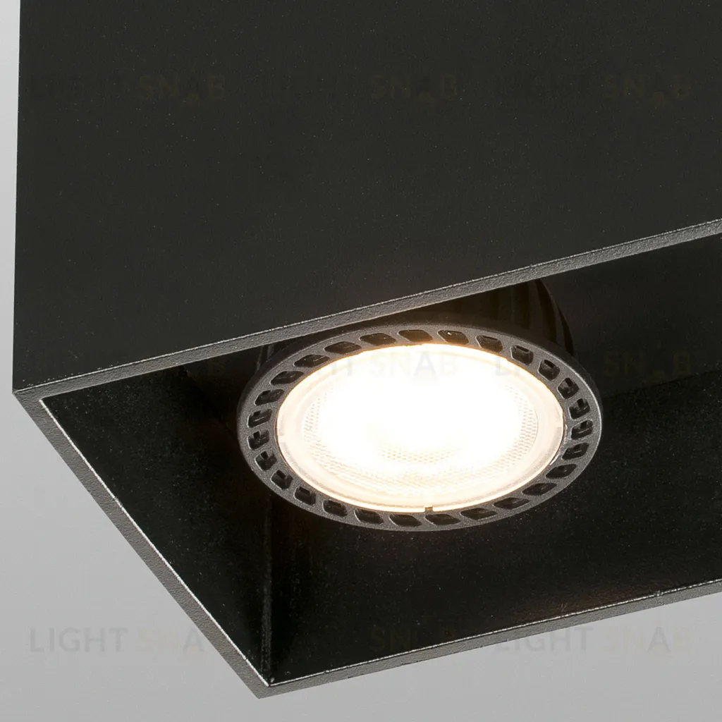 Светильник Tecto черный 2xGU10 50W 061659
