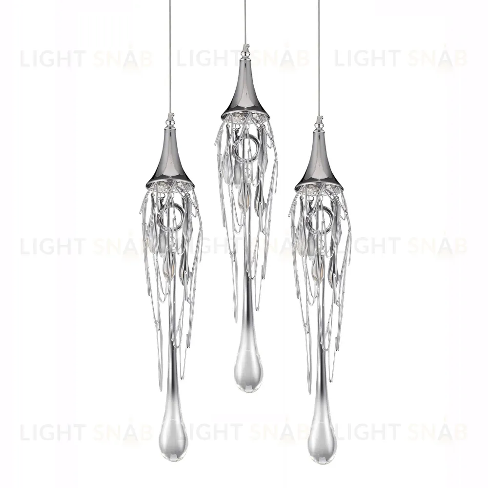 Подвесной светильник Goddess Tears 3R chrome P68009L-3/R chrome
