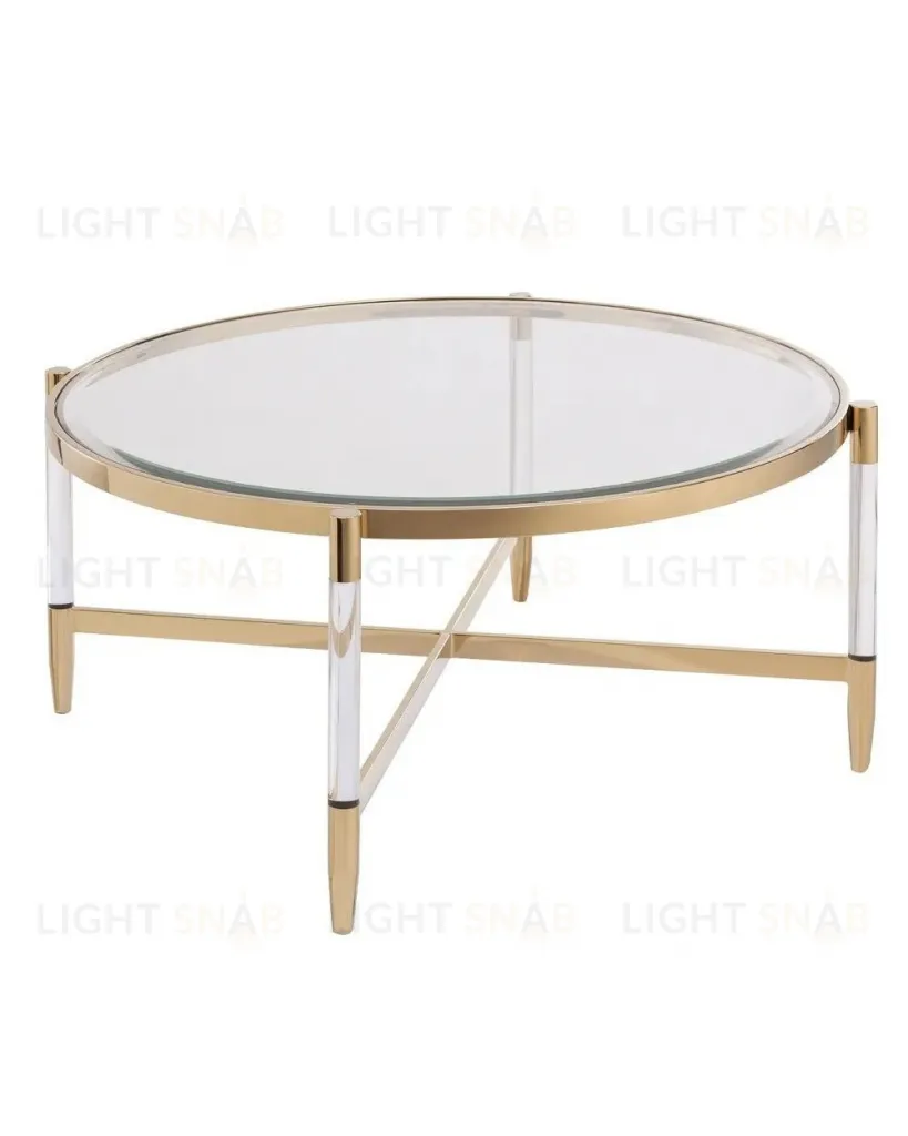 Золотой кофейный стол "Шэрон" LHT621PG