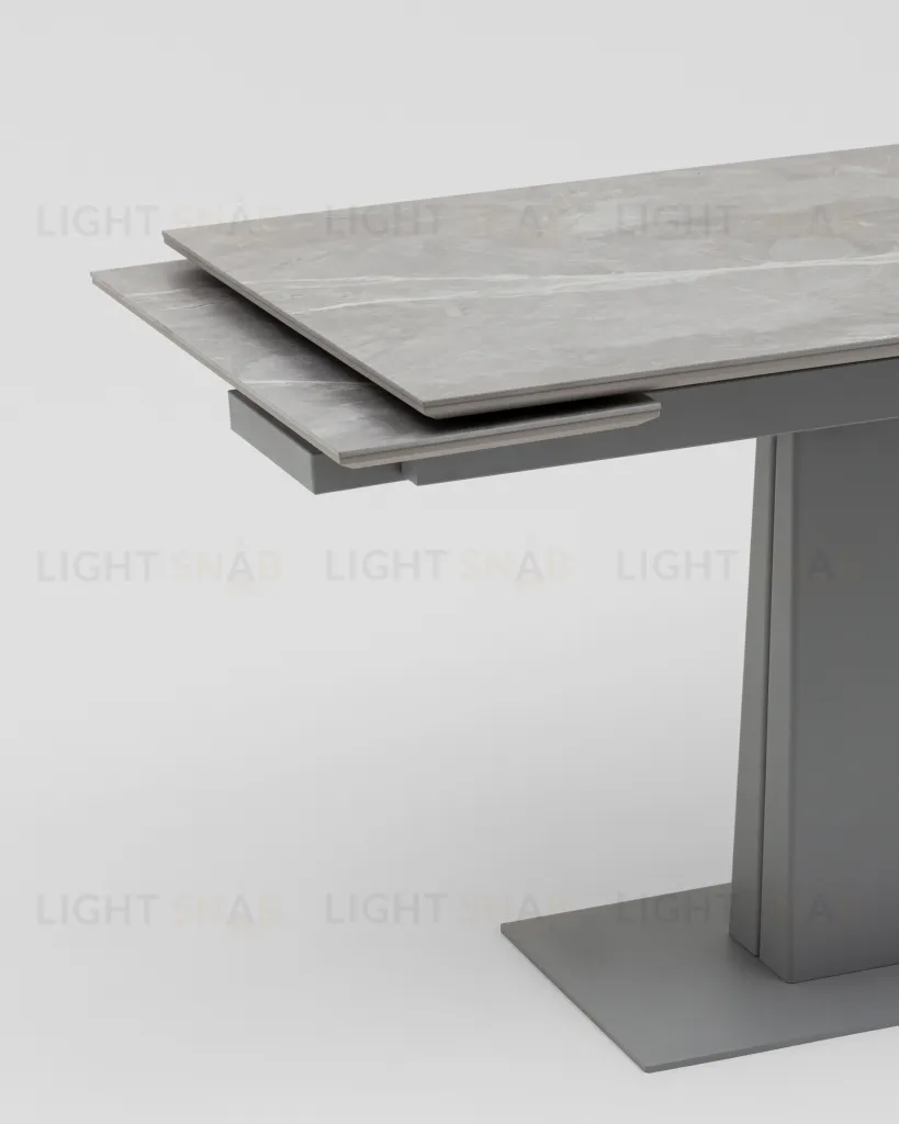 Стол Арнон 120-180/80/76 см керамика Larka grey УТ000040449
