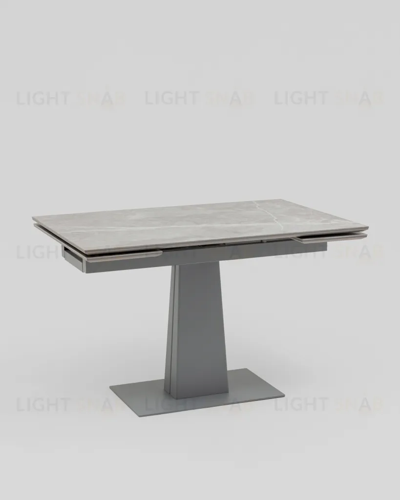Стол Арнон 120-180/80/76 см керамика Larka grey УТ000040449