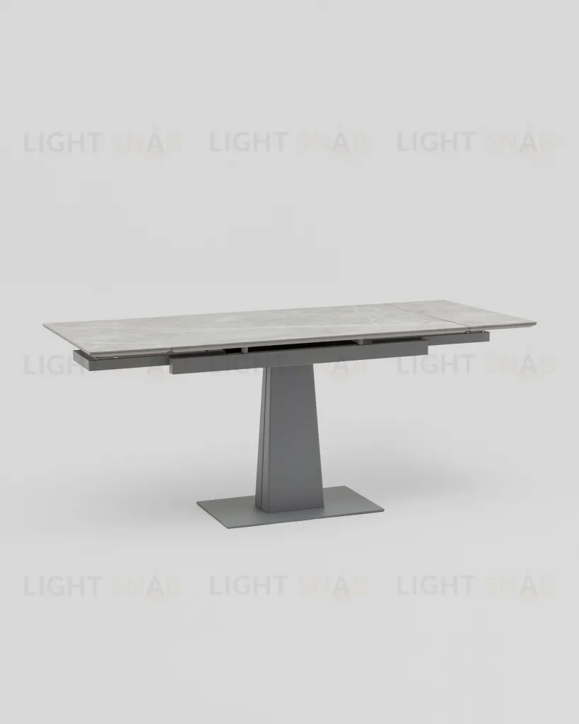Стол Арнон 120-180/80/76 см керамика Larka grey УТ000040449