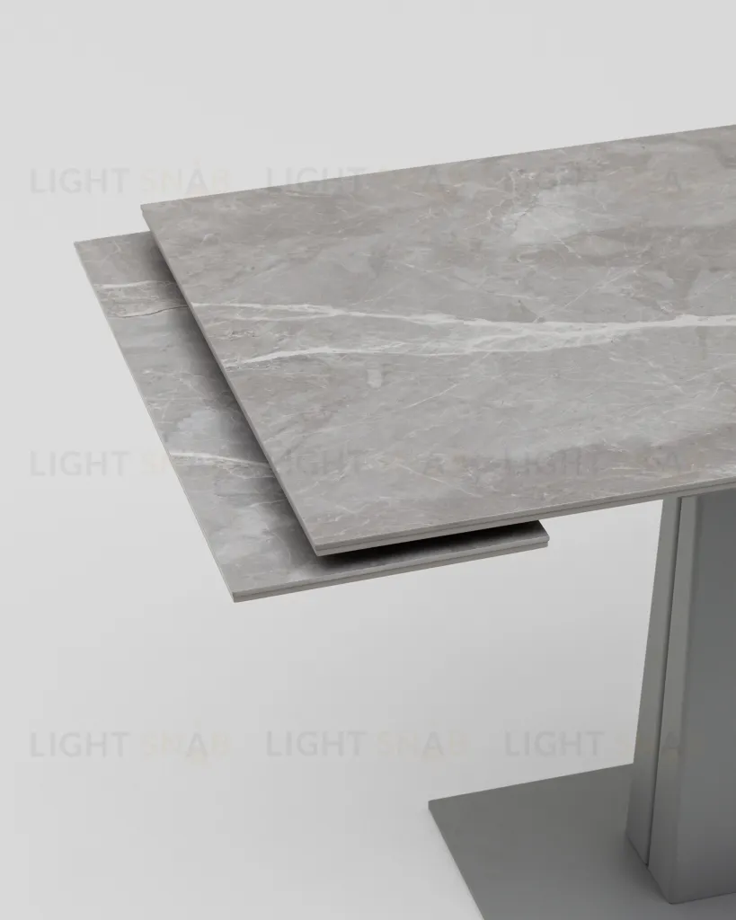 Стол Арнон 120-180/80/76 см керамика Larka grey УТ000040449