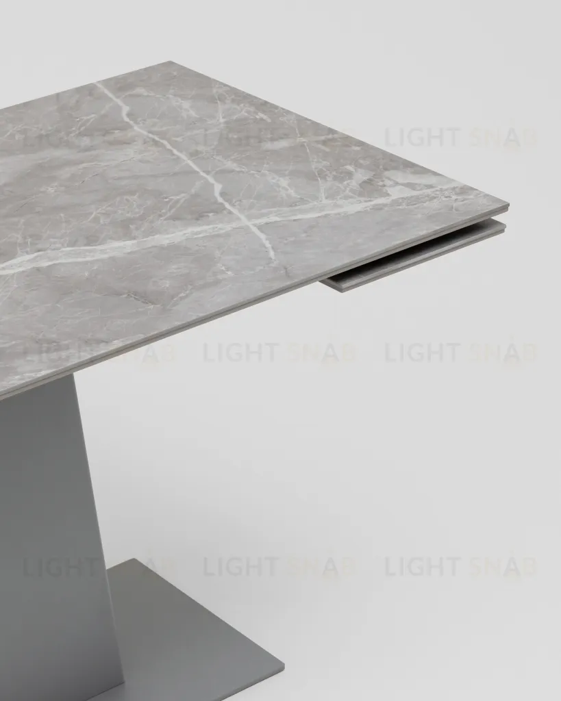 Стол Арнон 120-180/80/76 см керамика Larka grey УТ000040449