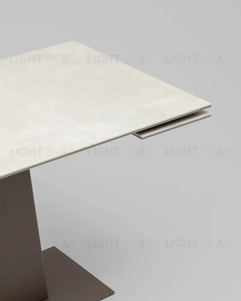 Стол Арнон 120-180/80/76 см керамика Carmen light grey УТ000040452