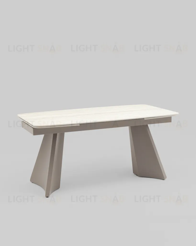 Стол обеденный Eliora 160-240*90 см серая керамика УТ000040862