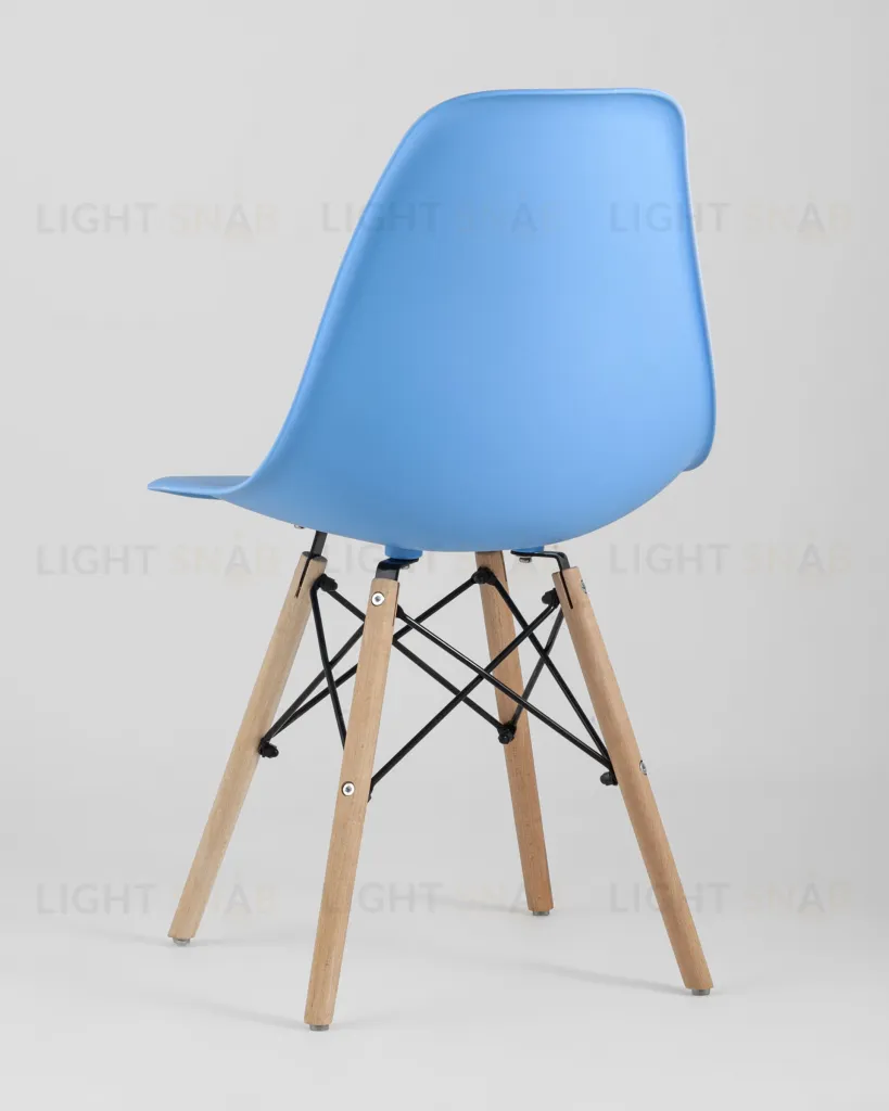 Стул Eames Style DSW голубой (разборный каркас) УТ000037589