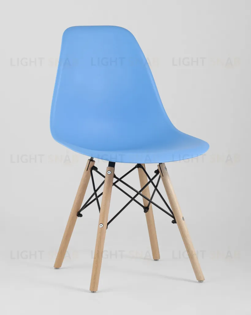 Стул Eames Style DSW голубой (разборный каркас) УТ000037589