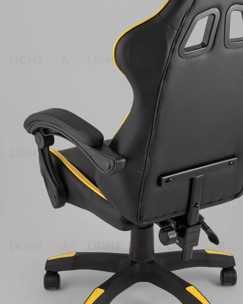 Кресло спортивное TopChairs MG-7043 черно-жёлтый УТ000042699
