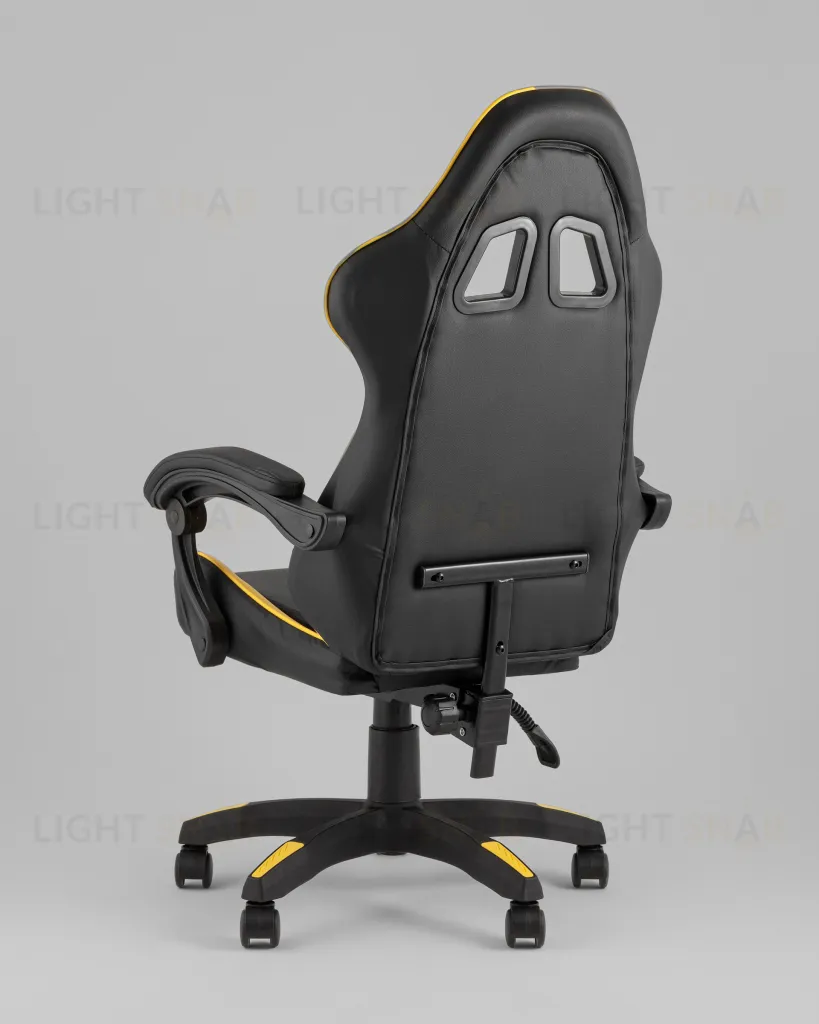 Кресло спортивное TopChairs MG-7043 черно-жёлтый УТ000042699