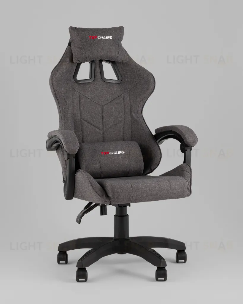 Кресло спортивное TopChairs MG-7036 ткань серый УТ000042701