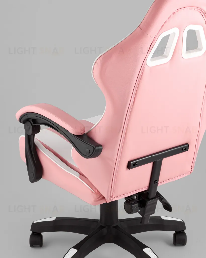 Кресло спортивное TopChairs MG-7035 розово-белый УТ000042700