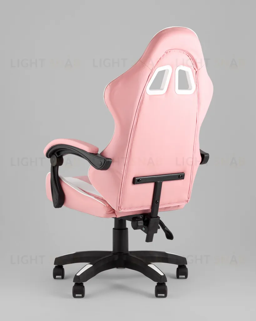 Кресло спортивное TopChairs MG-7035 розово-белый УТ000042700