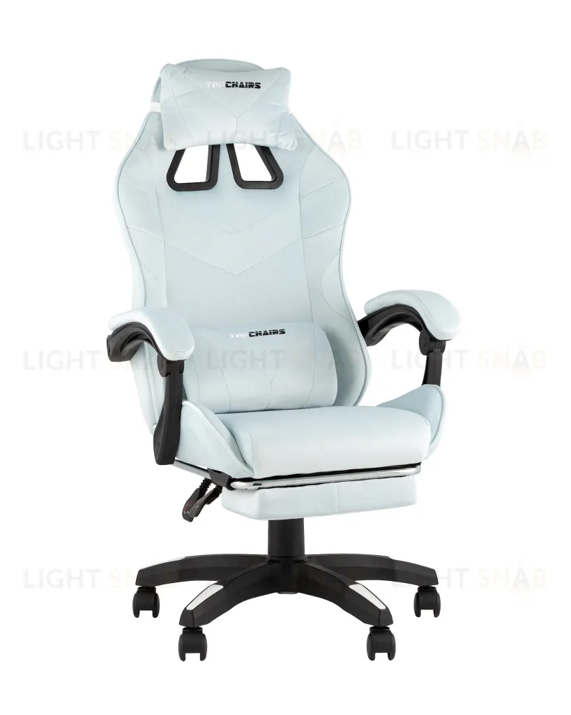 Кресло спортивное TopChairs MG-7019 велюр светло-голубой УТ000042695