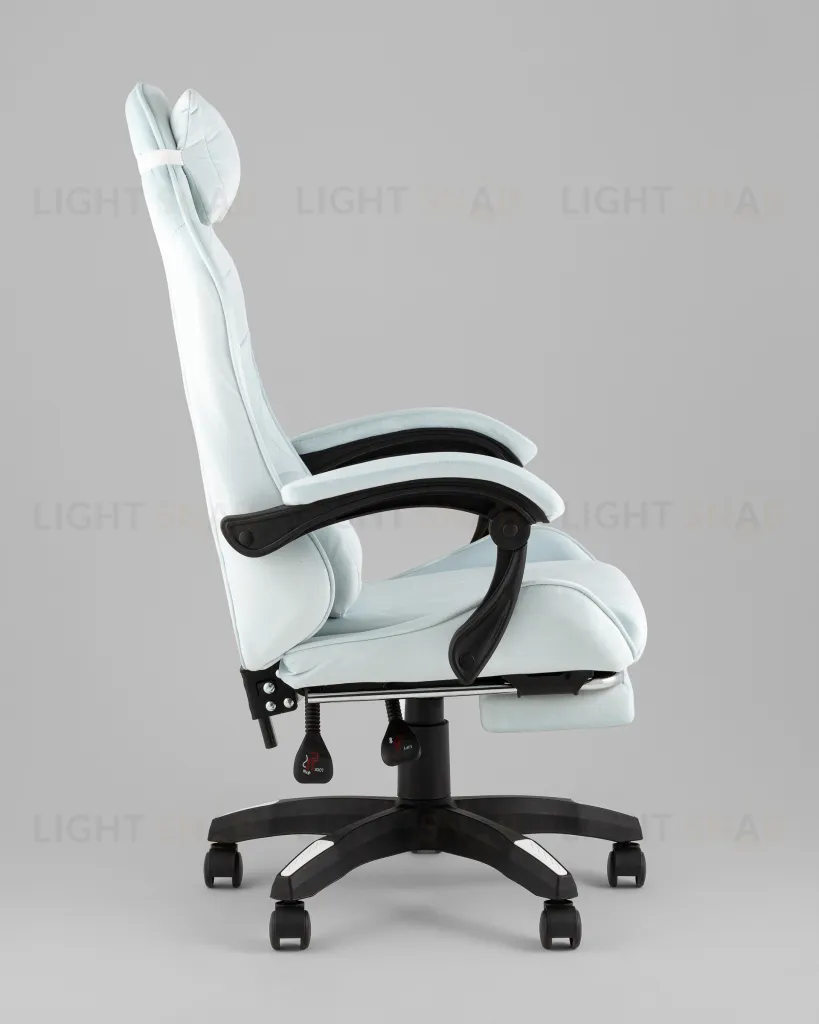 Кресло спортивное TopChairs MG-7019 велюр светло-голубой УТ000042695