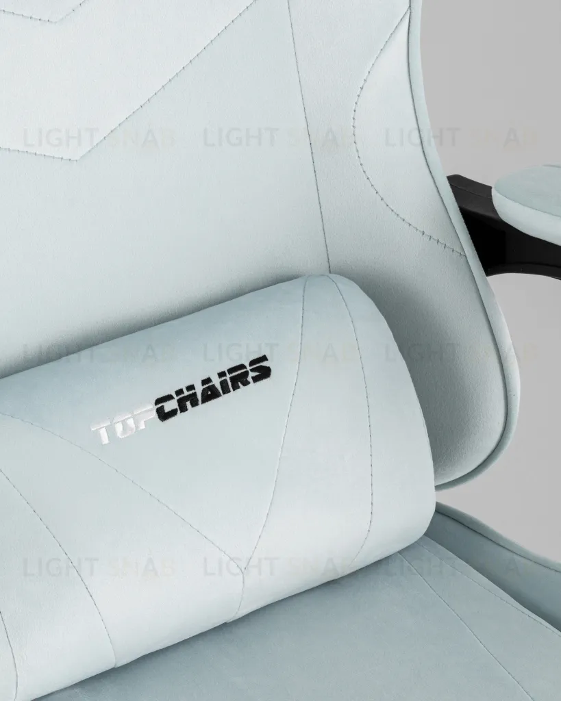 Кресло спортивное TopChairs MG-7019 велюр светло-голубой УТ000042695
