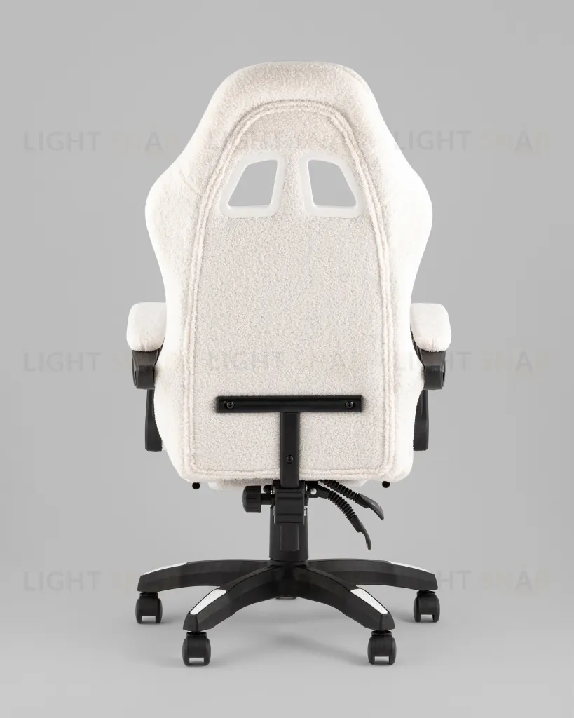 Кресло спортивное TopChairs MG-7019 букле белый УТ000042693