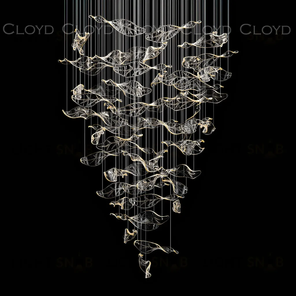  Декоративная композиция Cloyd AERIA 1715 S60 / Ø80 см - с потолочной чашей - белый (арт.60019)  60019