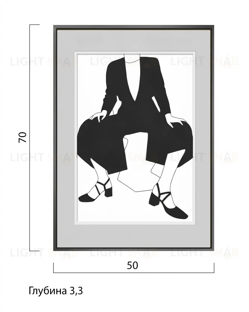 Интерьерное жикле Silhouette - V PP230377