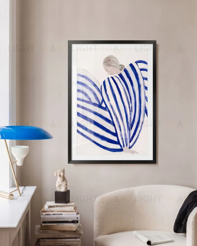 Постер Blue Stripe DZ25072208