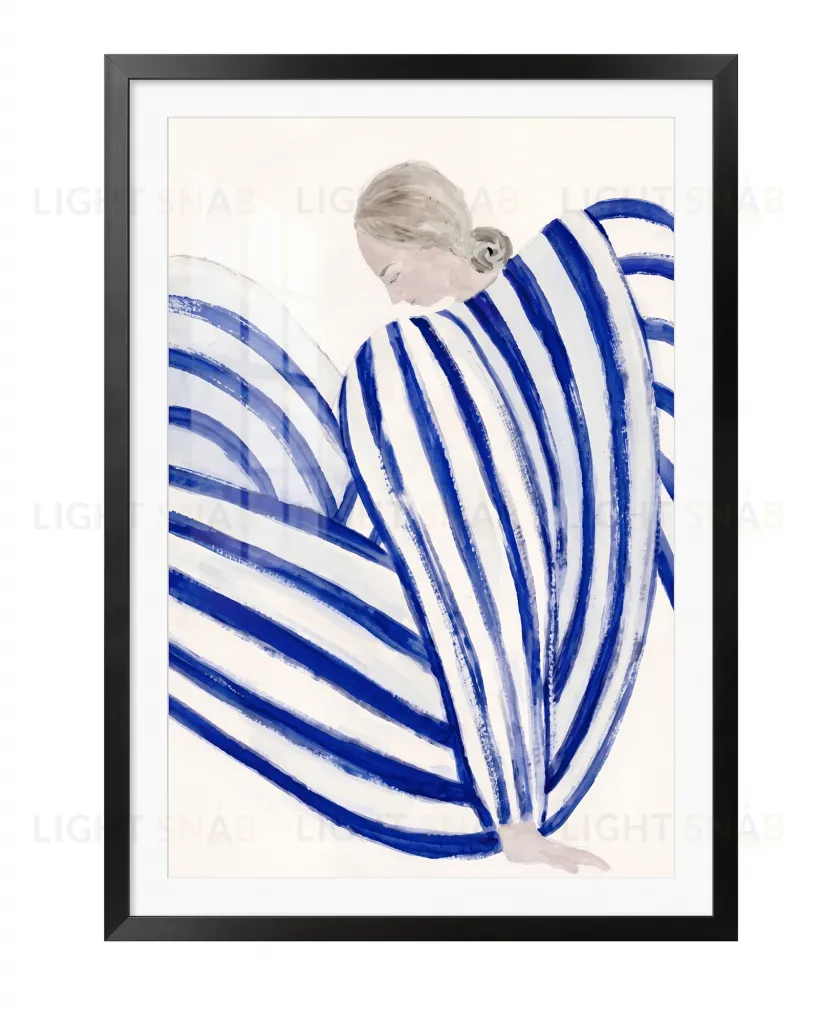Постер Blue Stripe DZ25072208